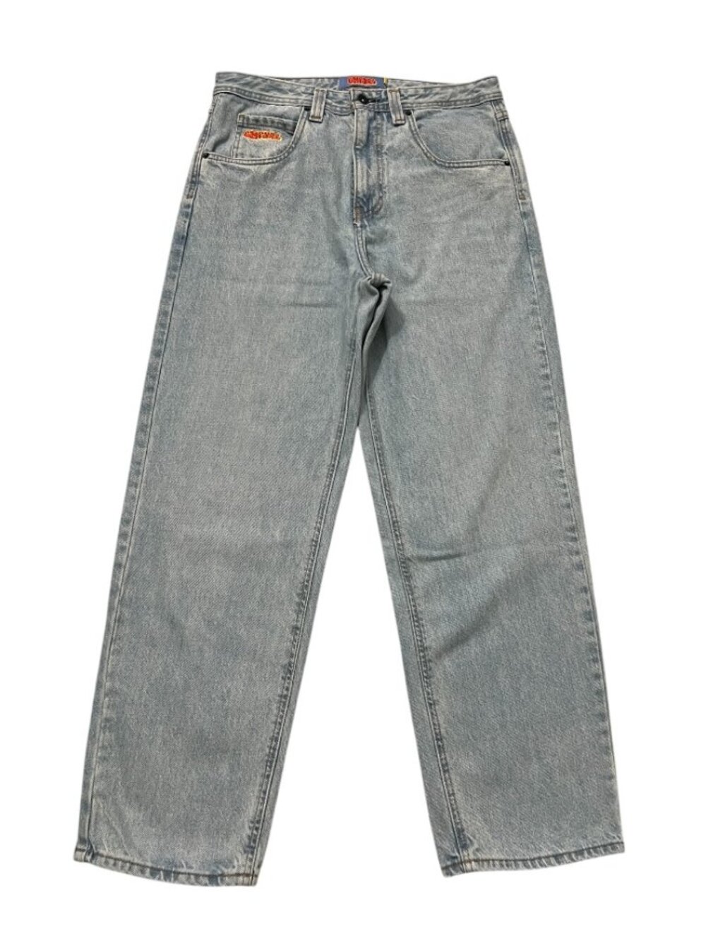 Gmpyre Light Wash Baggy Jeans Size 30 Y2K Skater Wide Leg Denim Streetwear Pant
